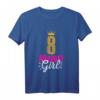 Kinder 8. Geburtstag Mädchen Birthday Girl Krone T-Shirt – Süßes Geschenk & Erinnerung für die Feier