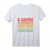 Kinder 8 Jahre alt Geburtstag Countdown T-Shirt - Retro Geschenk für Jungen und Mädchen, perfekte Geschenkidee zum 8. Geburtstag