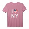 I Love NY T-Shirt mit Herz-Flagge - New York Stadt Motiv für Männer, Frauen & Kinder