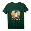 Call Me Doctor T-Shirt – Lustiges Abschlussgeschenk für Doktoranden mit Lama Design und Retro Stil