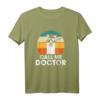 Call Me Doctor T-Shirt – Lustiges Abschlussgeschenk für Doktoranden mit Lama Design und Retro Stil