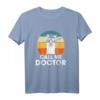 Call Me Doctor T-Shirt – Lustiges Abschlussgeschenk für Doktoranden mit Lama Design und Retro Stil