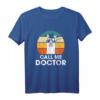 Call Me Doctor T-Shirt – Lustiges Abschlussgeschenk für Doktoranden mit Lama Design und Retro Stil