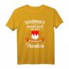 Schönheit kommt aus Franken - Lustiges T-Shirt mit fränkischem Dialekt für Oberfranken, Nürnberg & Würzburg, ideales Geschenk zu Weihnachten & Geburtstag