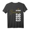 Bachelor bestanden 2023 T-Shirt mit goldenem Motiv – Perfektes Abschlussgeschenk für Absolventen und Abschlussfeier Outfit