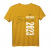 Bachelor bestanden 2023 T-Shirt mit goldenem Motiv – Perfektes Abschlussgeschenk für Absolventen und Abschlussfeier Outfit