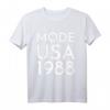 Mode USA 1988 Massen Tour T-Shirt - Retro Style, Klassischer Schnitt, Doppelgenähter Saum
