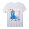 Kinder Dino T-Shirt zum 4. Geburtstag - Lustiges Geburtstagsgeschenk für kleine Dino-Fans