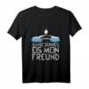Lustiges Pinguin T-Shirt mit Spruch 'ganz dünnes Eis mein Freund' – Perfekt als Geschenk zum Geburtstag, Weihnachten oder für Tierliebhaber