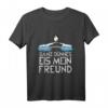 Lustiges Pinguin T-Shirt mit Spruch 'ganz dünnes Eis mein Freund' – Perfekt als Geschenk zum Geburtstag, Weihnachten oder für Tierliebhaber