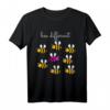 Bee Different - Sei anders, sei du selbst! Biene T-Shirt mit motivierendem Spruch und einzigartigem Design – Perfekt für Selbstbewusste, LGBT, Imker und Gartenfreunde