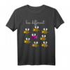Bee Different - Sei anders, sei du selbst! Biene T-Shirt mit motivierendem Spruch und einzigartigem Design – Perfekt für Selbstbewusste, LGBT, Imker und Gartenfreunde