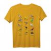 Bunte Vogelarten Biologie Arten Vogelidentifizierung T-Shirt – Lustiges Geschenk für Vogelbeobachter & Tierliebhaber