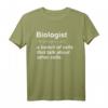 Biologe Definition Biologie Lehrer Student Shirt – Lustiges Geschenk für Biologen, Lehrer und Naturwissenschafts-Fans