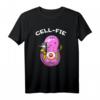 Cell-Fie Biologie Lehrer Selfie T-Shirt mit Wortspiel für Kinder – Lustiges Wissenschafts-Shirt für Mädchen und Jungen