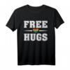 Free Hugs Regenbogen T-Shirt für Gay, Bi & Lesbisch Liebe - Perfekt für CSD Parade & Pride Veranstaltungen