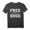 Free Hugs Regenbogen T-Shirt für Gay, Bi & Lesbisch Liebe - Perfekt für CSD Parade & Pride Veranstaltungen