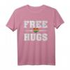 Free Hugs Regenbogen T-Shirt für Gay, Bi & Lesbisch Liebe - Perfekt für CSD Parade & Pride Veranstaltungen