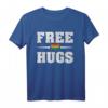 Free Hugs Regenbogen T-Shirt für Gay, Bi & Lesbisch Liebe - Perfekt für CSD Parade & Pride Veranstaltungen