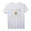 Free Hugs Regenbogen T-Shirt für Gay, Bi & Lesbisch Liebe - Perfekt für CSD Parade & Pride Veranstaltungen