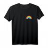 Stolz LGBT Regenbogen Flagge Taschenformat T-Shirt - Unterstützung für Gleichstellung und Vielfalt
