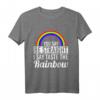 Taste The Rainbow LGBTQ Spruch Queer Gay Pride Trans T-Shirt - Unterstützung für LGBTQ Community, Festival Outfit & Geschenkidee