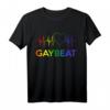 PRIDE CSD Regenbogen Flagge Herzschlag T-Shirt – Für LGBTQ+ Community, LGBT Party & Geburtstagsgeschenk