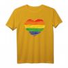 LGBT Herz mit Regenbogenfahne für Schwule & Lesben - Buntes LGBTQ Pride T-Shirt für Gay, Queer & Supporter