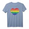 LGBT Herz mit Regenbogenfahne für Schwule & Lesben - Buntes LGBTQ Pride T-Shirt für Gay, Queer & Supporter