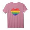 LGBT Herz mit Regenbogenfahne für Schwule & Lesben - Buntes LGBTQ Pride T-Shirt für Gay, Queer & Supporter
