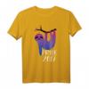Süßes Bisexuelles Faultier Liebhaber T-Shirt mit Bi Pride Flagge 2019 – Perfektes Geschenk für LGBTQ+ und Faultierfans
