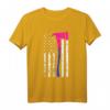 Feuerwehrmann T-Shirt mit Amerikanischer Flagge & LGBTQ-Bisexual Pride – Unterstützung für Vielfalt & Menschenrechte