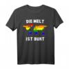 Die Welt Ist Bunt LGBTQ Gay Pride Partner Lesbian Regenbogen T-Shirt – Unterstützung für Vielfalt & Gleichberechtigung, Geschenk für Lesben, Schwule, Bisexuelle & Transgender