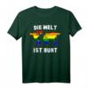 Die Welt Ist Bunt LGBTQ Gay Pride Partner Lesbian Regenbogen T-Shirt – Unterstützung für Vielfalt & Gleichberechtigung, Geschenk für Lesben, Schwule, Bisexuelle & Transgender