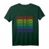 LGBT Pride Schwule Lesben Bisexuelle Transgender T-Shirt – Für Demonstrationen, Paraden & Gleichberechtigung, Liebe statt Hass