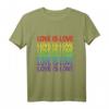 LGBT Pride Schwule Lesben Bisexuelle Transgender T-Shirt – Für Demonstrationen, Paraden & Gleichberechtigung, Liebe statt Hass