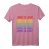 LGBT Pride Schwule Lesben Bisexuelle Transgender T-Shirt – Für Demonstrationen, Paraden & Gleichberechtigung, Liebe statt Hass