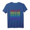 LGBT Pride Schwule Lesben Bisexuelle Transgender T-Shirt – Für Demonstrationen, Paraden & Gleichberechtigung, Liebe statt Hass