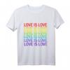 LGBT Pride Schwule Lesben Bisexuelle Transgender T-Shirt – Für Demonstrationen, Paraden & Gleichberechtigung, Liebe statt Hass