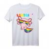 LGBTQIA T-Shirt mit Axolotl und Regenbogen - Stolz zeigen & Vielfalt feiern
