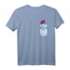 Bisexueller Elefant In Tasche Pride T-Shirt – Stolzes Design zum Pride Month & Geburtstag für die LGBTQ+ Community
