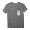 Bisexueller Elefant In Tasche Pride T-Shirt – Stolzes Design zum Pride Month & Geburtstag für die LGBTQ+ Community