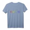 PRIDE CSD Regenbogen Flagge Herzschlag Design T-Shirt – Unterstützung für LGBTQ+ Community, LGBT Party Outfit & Geburtstagsgeschenk