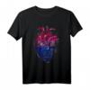 Bi Pride Month Herz Bisexuelle Flagge LGBTQ Bisexuell T-Shirt - Unterstützung & Stolz für die LGBTQ Community