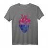 Bi Pride Month Herz Bisexuelle Flagge LGBTQ Bisexuell T-Shirt - Unterstützung & Stolz für die LGBTQ Community