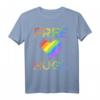 Free Hugs LGBT T-Shirt - Regenbogen Herz Support-Shirt für Lesben, Schwule, Bisexuelle und Transgender - Perfekt als Geschenk zum Geburtstag, Weihnachten oder Pride