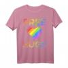 Free Hugs LGBT T-Shirt - Regenbogen Herz Support-Shirt für Lesben, Schwule, Bisexuelle und Transgender - Perfekt als Geschenk zum Geburtstag, Weihnachten oder Pride