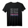 Anti Trump Pro Bi Pride Bisexuell Pride T-Shirt – Lustiges LGBTQ+ Supporter Shirt mit Pride Farben, perfekt für Pride Monat & Paraden