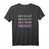 Anti Trump Pro Bi Pride Bisexuell Pride T-Shirt – Lustiges LGBTQ+ Supporter Shirt mit Pride Farben, perfekt für Pride Monat & Paraden