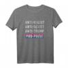 Anti Trump Pro Bi Pride Bisexuell Pride T-Shirt – Lustiges LGBTQ+ Supporter Shirt mit Pride Farben, perfekt für Pride Monat & Paraden
